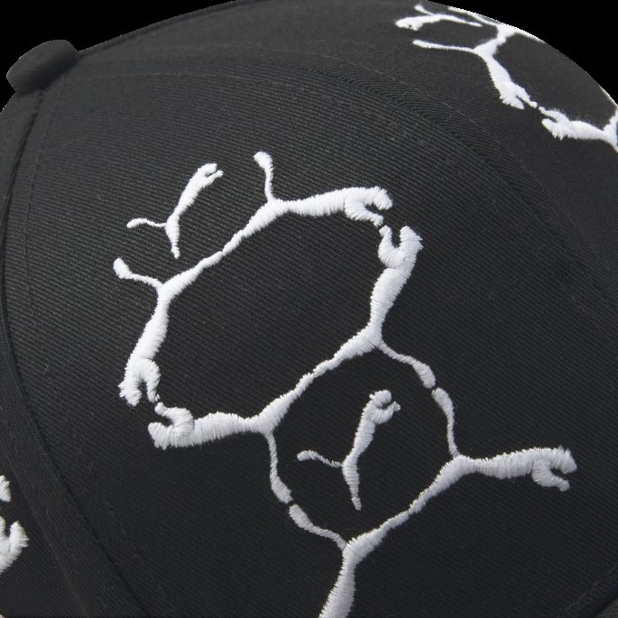 Svart-hvit-aop Puma På Tilbud Luksus Sport Caps