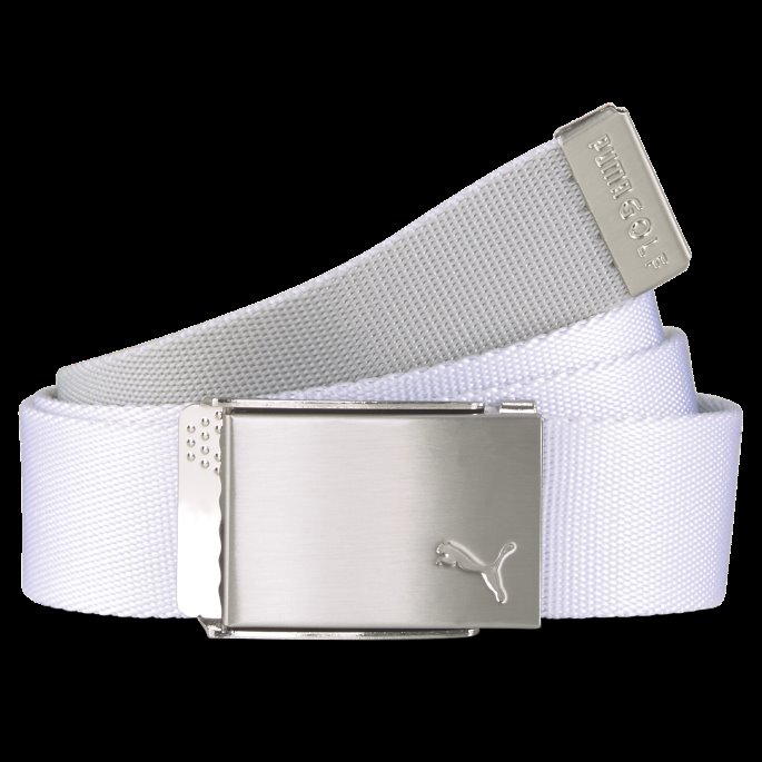 Reversible Webbing Herre Golfbelte Lys Hvit Puma På Salg