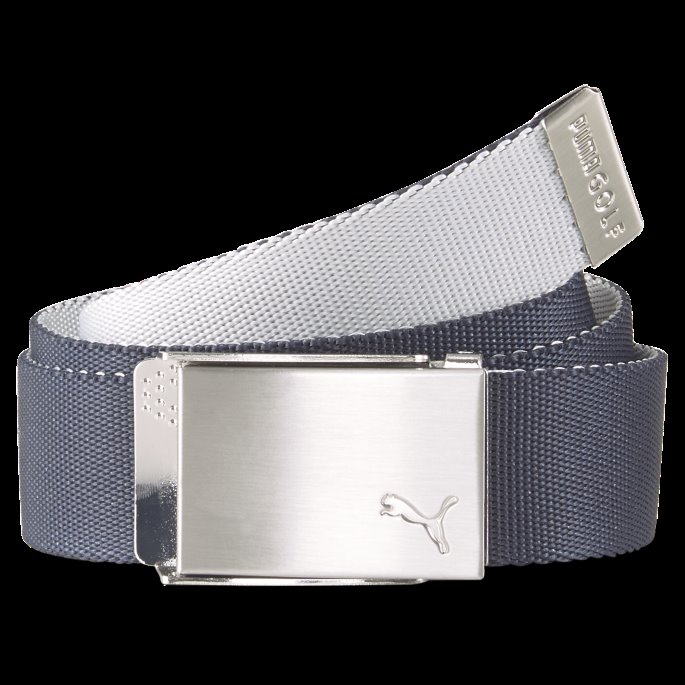 Puma På Tilbud Marineblå Blazer Vendbar Webbing Golfbelte For Menn