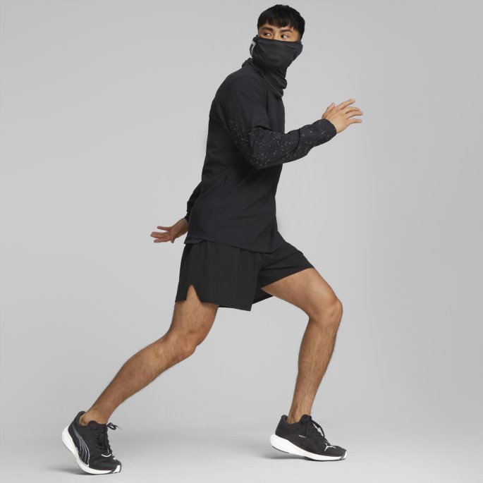 årstider Trail Running Halsvarmer Svart Puma På Salg