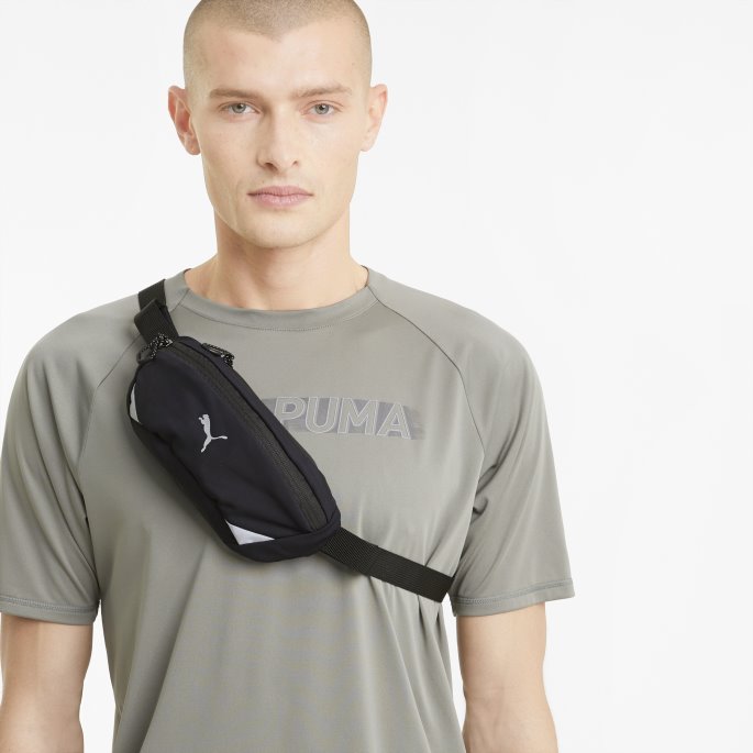 Puma På Tilbud Svart Ytelse Løpende Klassisk Midjeveske