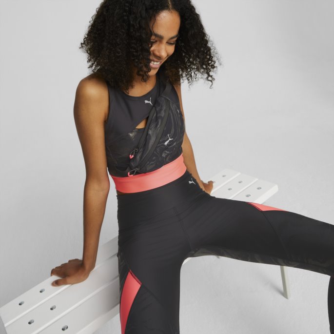 Performance Running Klassisk Midjeveske Black-sunset Glow Puma På Salg