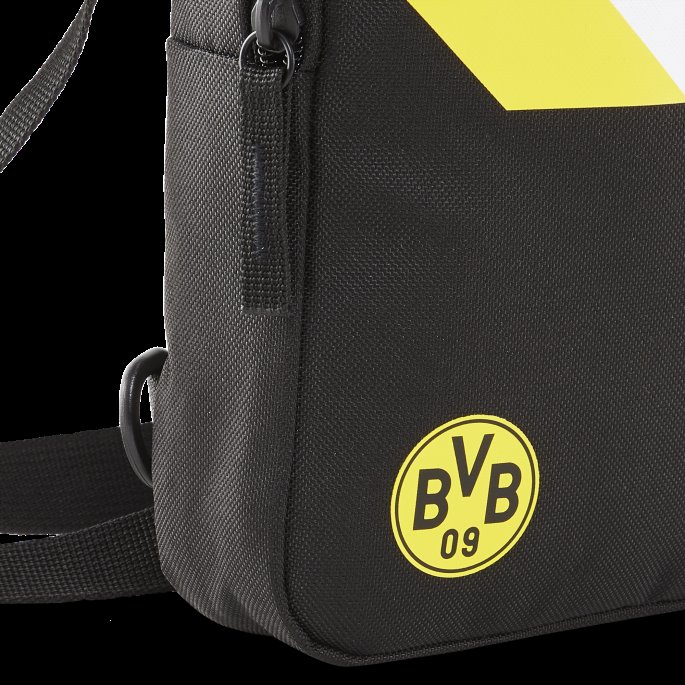 Svart-cyber Gul Puma På Salg Bvb Ikonisk Fotball Crossbody Bag