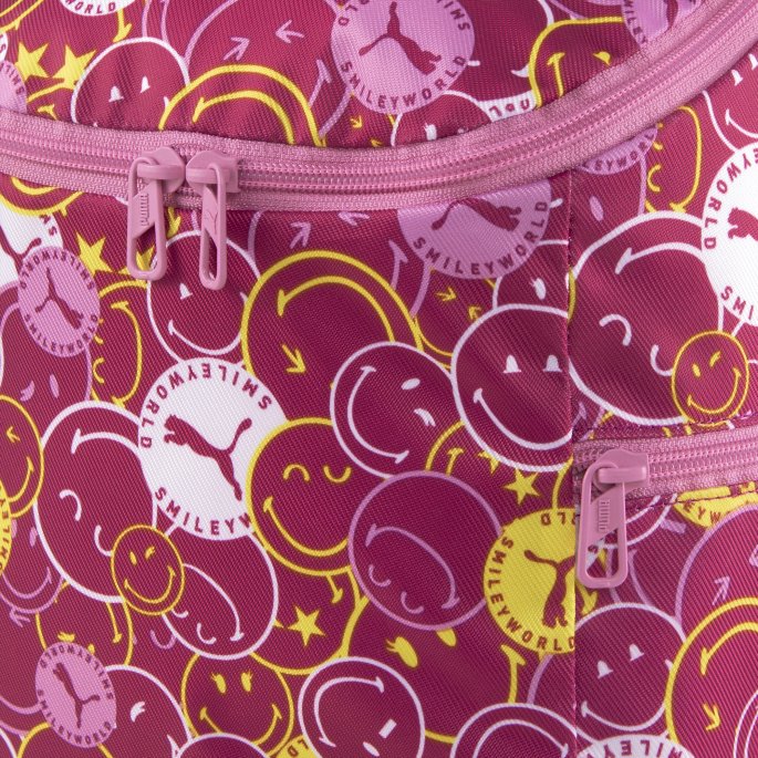 Puma På Tilbud X Smileyworld Barneryggsekk Festival Fuchsia-aop