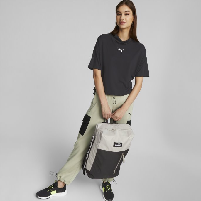Pebble Grey Puma På Tilbud Evo Essentials Box Ryggsekk