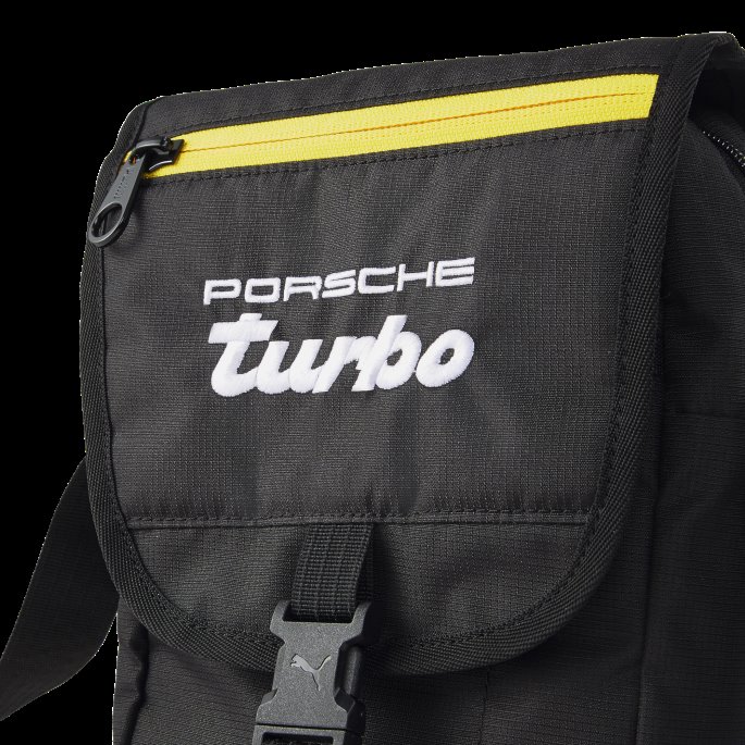 Porsche Legacy Small Messenger Bag Black Puma På Salg