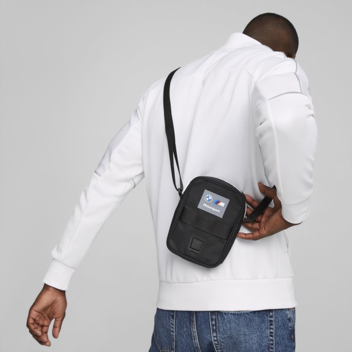 Sort Bmw M Motorsport Liten Bærbar Bag Puma På Salg