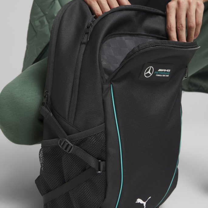 Puma På Tilbud Svart Mercedes-amg Petronas Motorsport F1 Ryggsekk