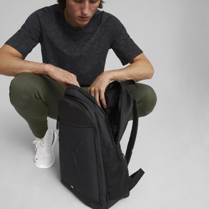Puma På Tilbud Svart Buzz Ryggsekk