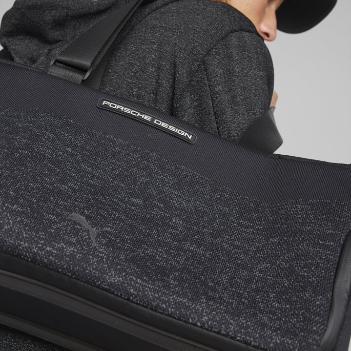 Jet Black Porsche Design Evoknit Duffle Bag Puma På Salg