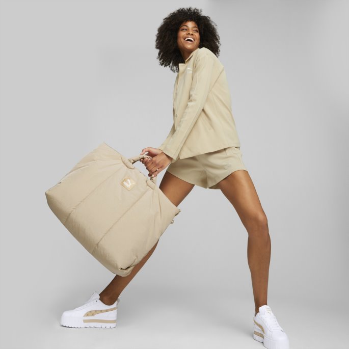 Premium Overdimensjonert Shopper Puma På Salg Lett Sand