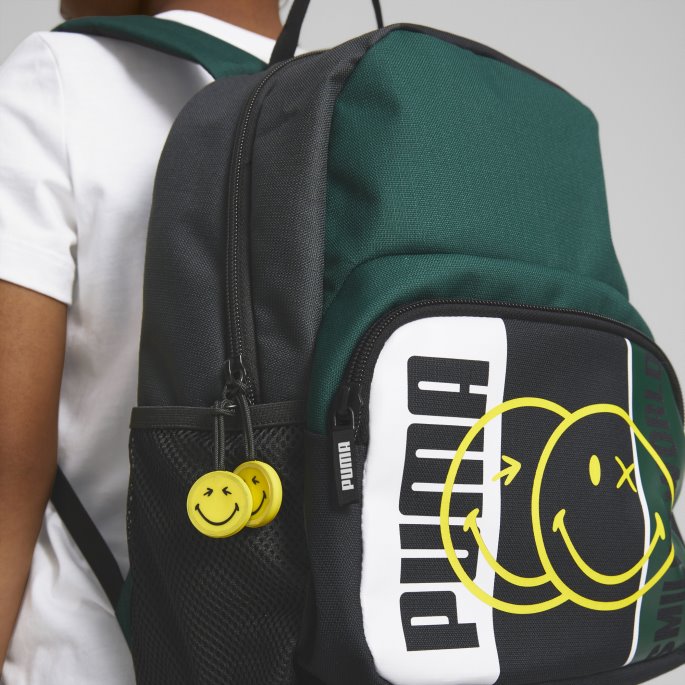 Puma På Tilbud X Smileyworld Barneryggsekk Varsity Green
