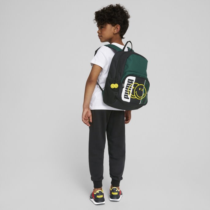 Puma På Tilbud X Smileyworld Barneryggsekk Varsity Green