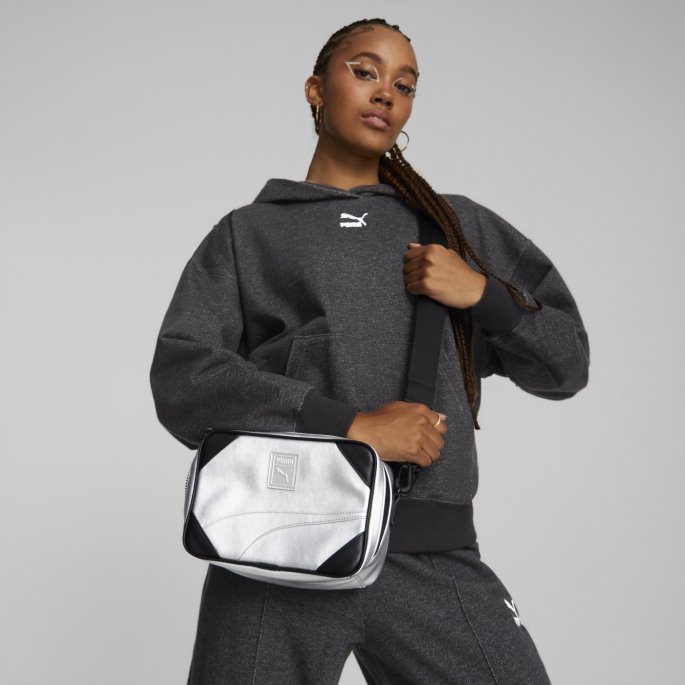 Metallic Sølv Originaler Mini Boks Bag Puma På Salg