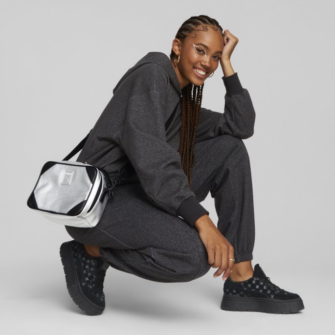 Metallic Sølv Originaler Mini Boks Bag Puma På Salg