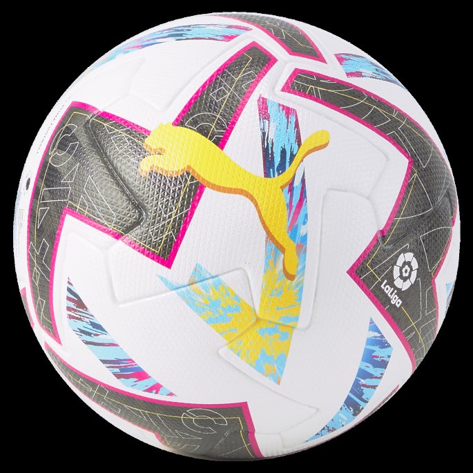 Puma På Salg Orbita La Liga 1 Fifa Pro Match Fotball Hvit-rødbeter Lilla-blå Atoll