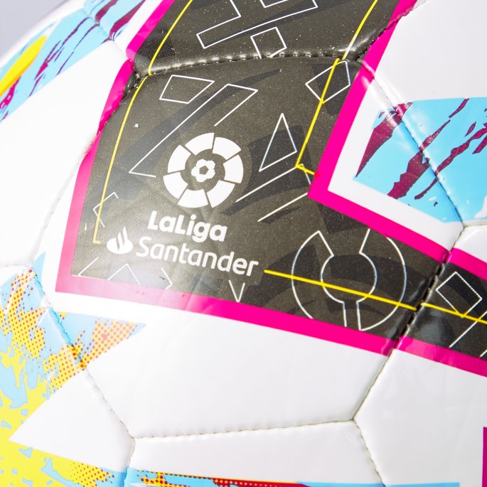 Puma På Tilbud Orbita Laliga 1 Ms Minifotballball Hvit-Beeter Lilla-Blå Atoll