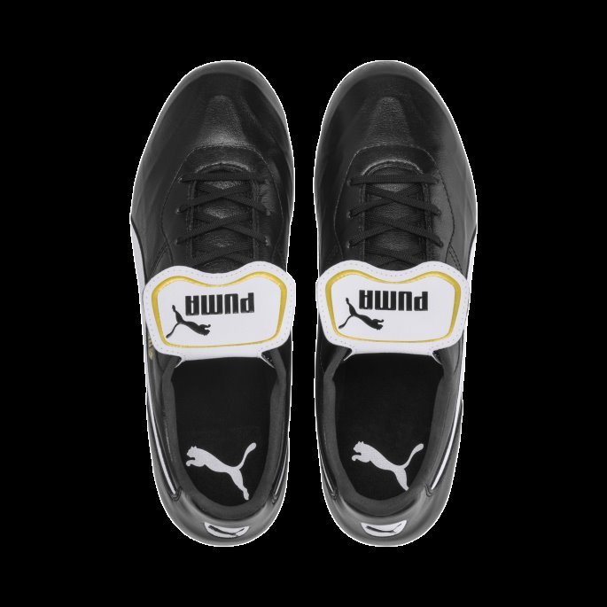 Puma På Tilbud King Topp Fg Unisex Fotballsko Svart-hvit