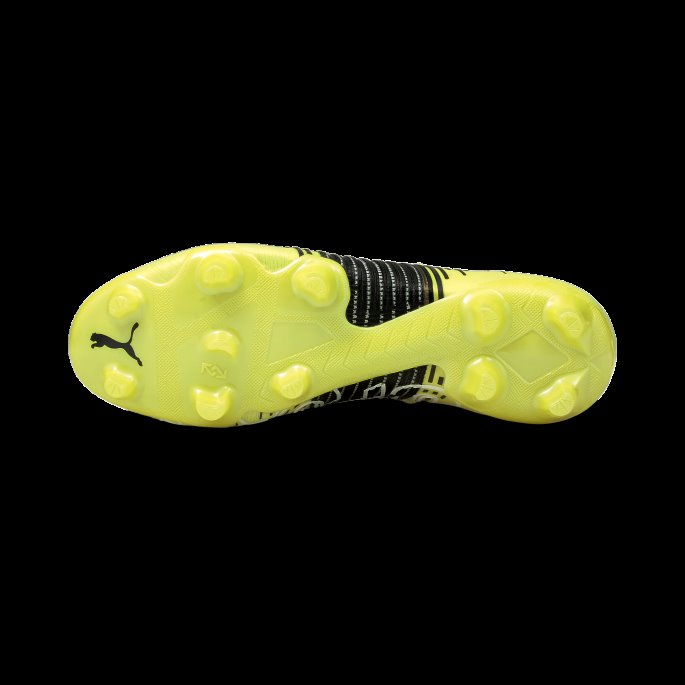 Puma På Tilbud Future Z 1.1 Fg-ag Fotballsko Gul Varsling-svart-hvit