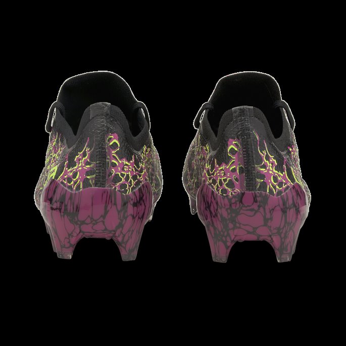 Ultra Magenta-svart-grønn Blendende Puma På Salg Ultra 1.3 Fg-ag Fotballsko