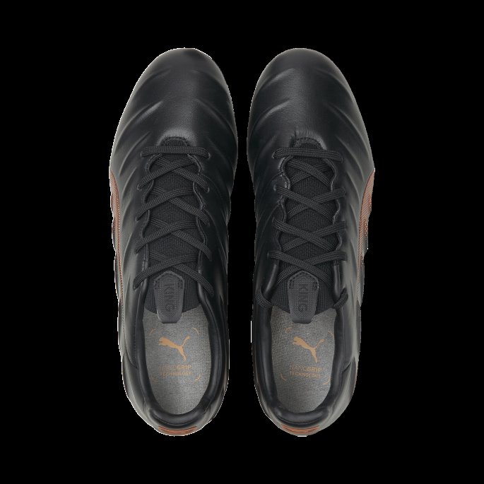 King Platinum 21 Fg-ag Fotballsko For Menn Puma På Tilbud Svart-neon Sitrus