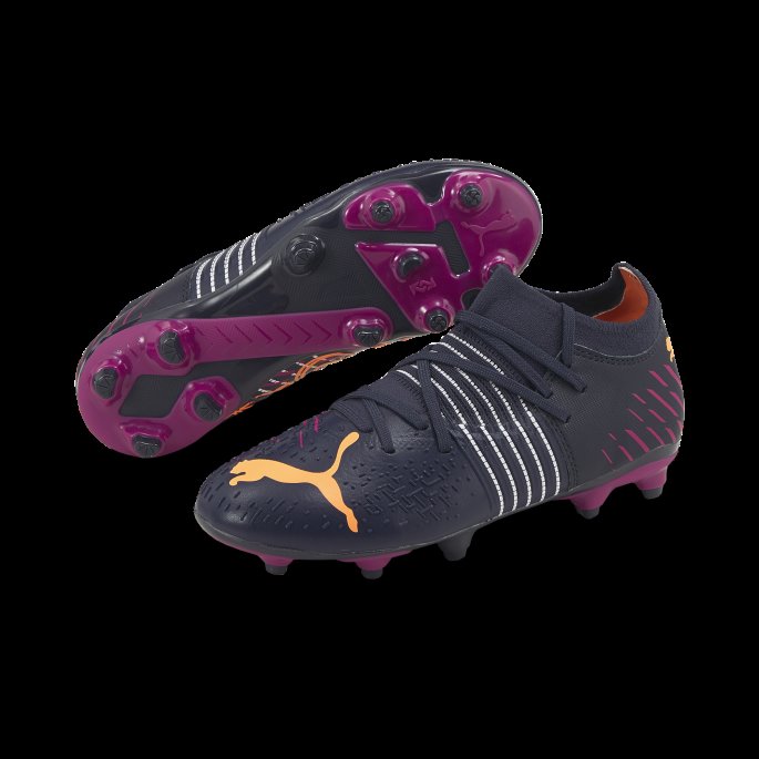 Future Z 3.2 Fg-ag Fotballsko For Ungdom Parisian Night-citrus-fuchsia Puma På Salg