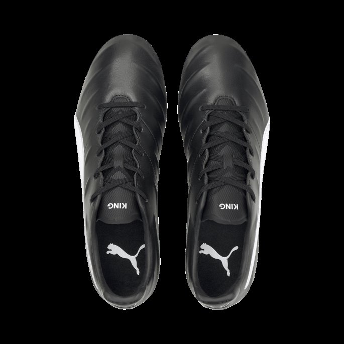 Puma På Tilbud King Pro 21 Fg Fotballsko Svart-hvit