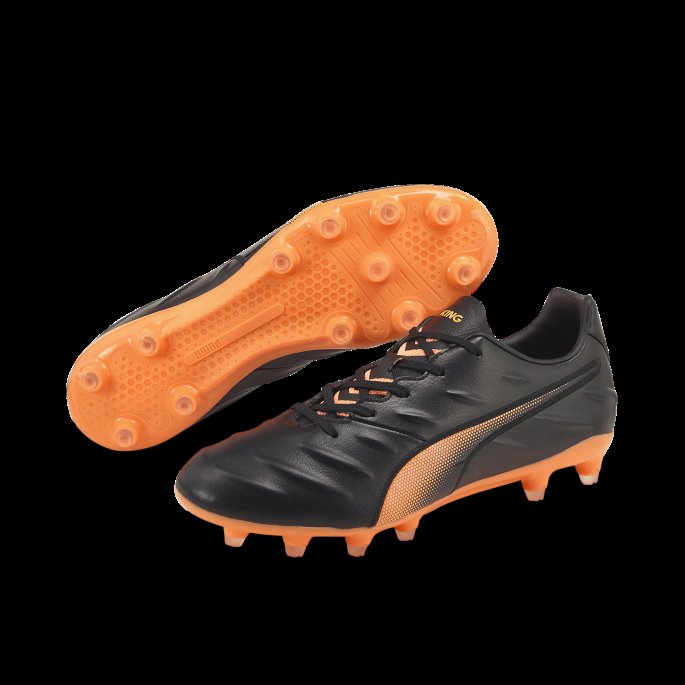 Black-neon Citrus King Pro 21 Fg Unisex Fotballsko Puma På Salg