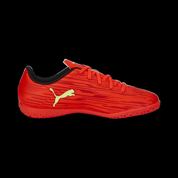 Rød-frisk Gul-chili Pepper Puma På Salg Rapido Iii Det Fotballsko Store Barn