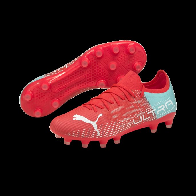 Puma På Salg Ultra 3.3. Fg Fotballsko For Kvinner Sunblaze-white-elektro Aqua