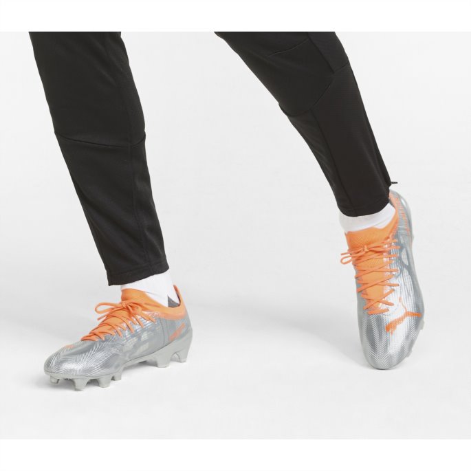 Diamant Sølv-neon Sitrus Ultra 1.4 Fg-ag Unisex Fotballsko Puma På Salg