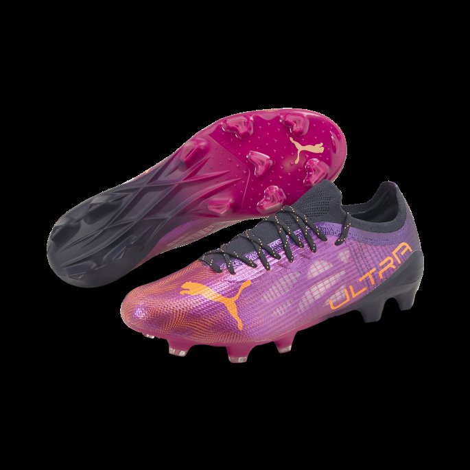 Ultra 1.4 Fg-ag Unisex Fotballsko Puma På Salg Fuchsia-sitrus-parisisk Natt