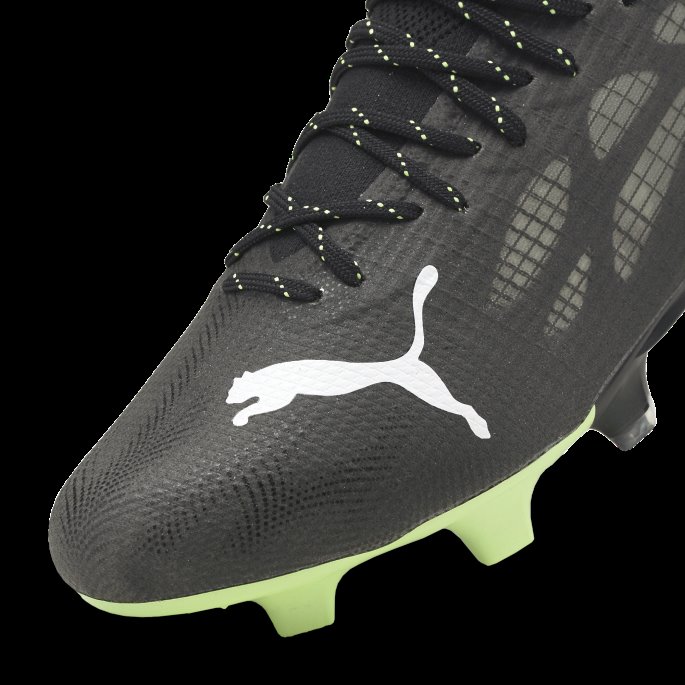 Ultra 1.4 Fg-ag Unisex Fotballsko Svart-hvit-fizzy Light Puma På Salg