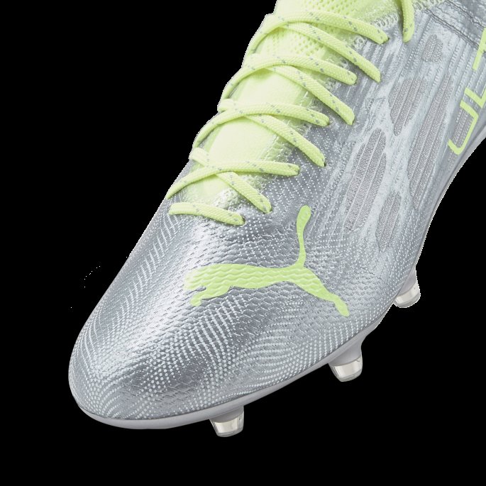 Puma På Tilbud Diamant Silver-fizzy Light Ultra 1.4 Fg-ag Fotballklosser For Kvinner