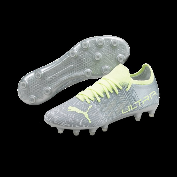 Puma På Tilbud Diamant Silver-fizzy Light Ultra 3,4 Fg Fotballsko For Kvinner
