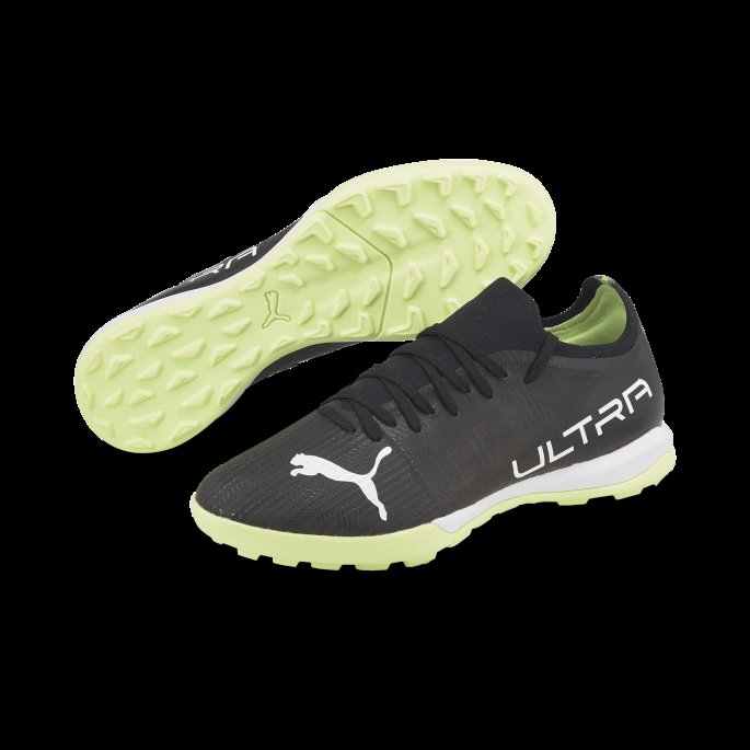 Ultra 3,4 Tt Fotballsko For Menn Puma På Tilbud Svart-hvit-gass Lys