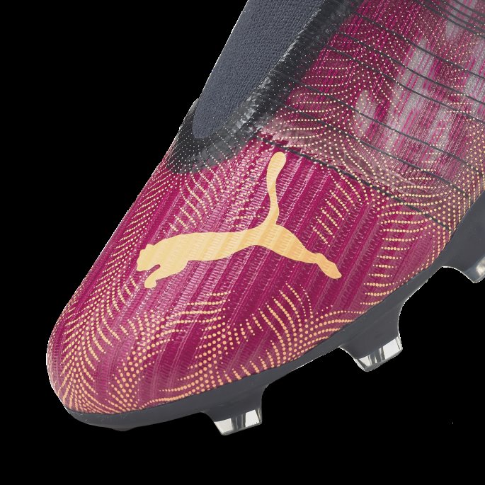 Fuchsia-sitrus-parisisk Natt Ultra 3.4 Fg-ag Fotballsko For Ungdom Puma På Salg