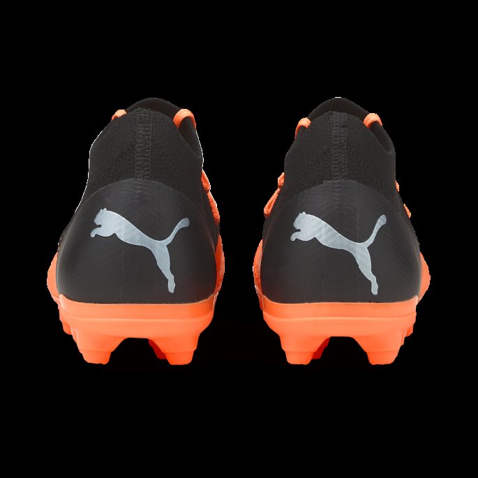 Neon Sitrus-diamant Sølv-svart Puma På Salg Future Z 3.3 Fg-ag Fotballsko For Ungdom