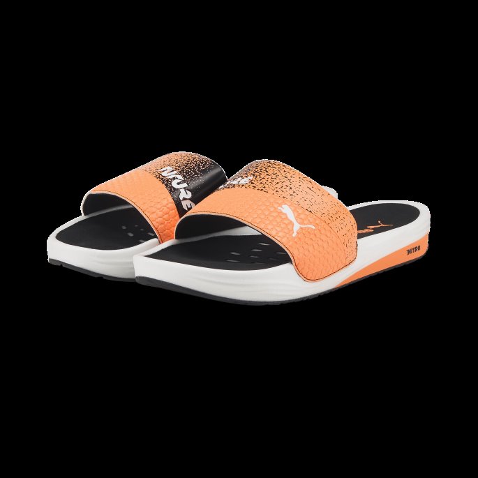 Puma På Tilbud Svart-neon Sitrus-hvit Nitrocat Future Z Sandaler