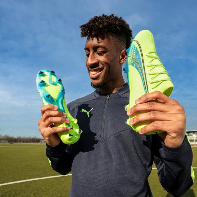 Puma På Tilbud Ultra Ultimate Fg-ag Fotballsko Sprudlende Lys-parisisk Natt-blå