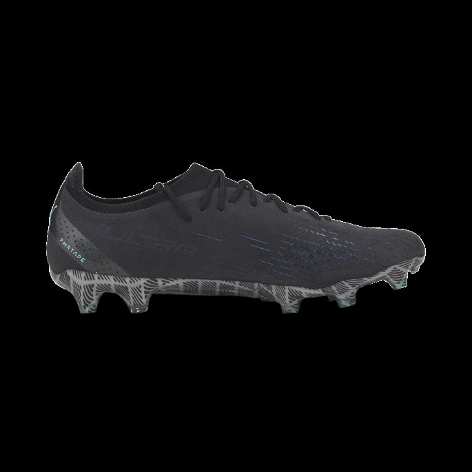 Ultra Ultimate Fg-ag Fotballsko Svart-hvit-elektro Aqua Puma På Salg