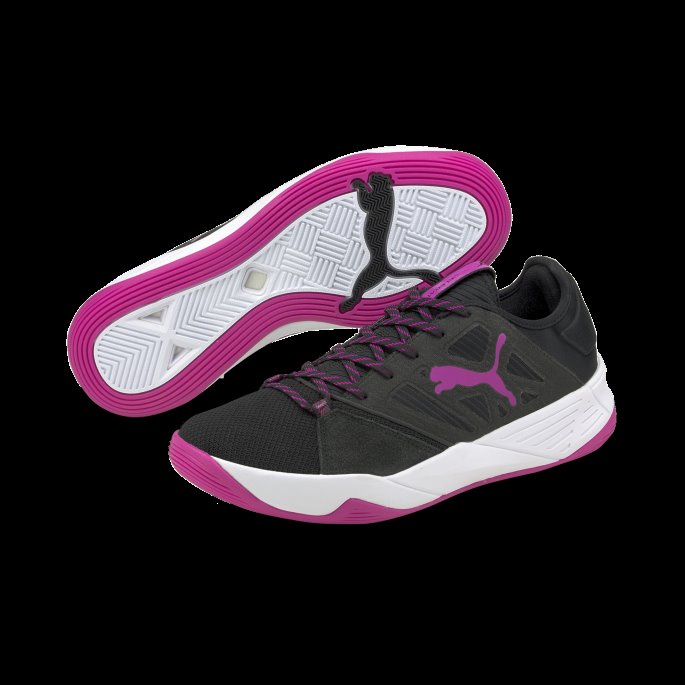 Puma På Tilbud Svart-ultra Magenta Accelerate Ct Nitro W+ Nettballsko For Kvinner