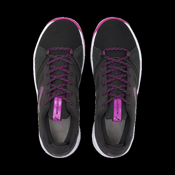 Puma På Tilbud Svart-ultra Magenta Accelerate Ct Nitro W+ Nettballsko For Kvinner