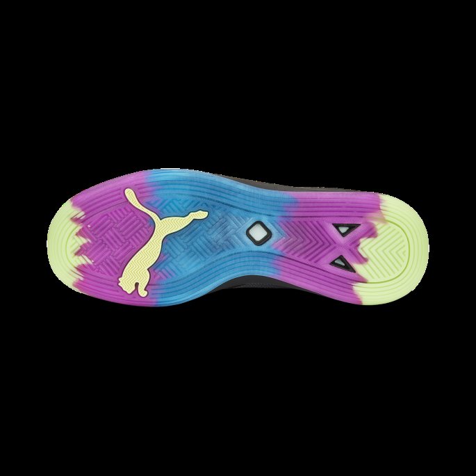 Accelerate Turbo Nitro Ii Håndballsko Puma På Tilbud Black-fizzy Light-ocean-fuchsia