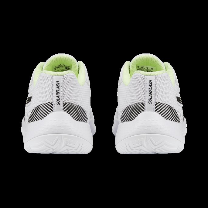 Puma På Tilbud Hvit-svart-fizzy Lys Solarflash Ii Innendørs Sportssko Ungdom