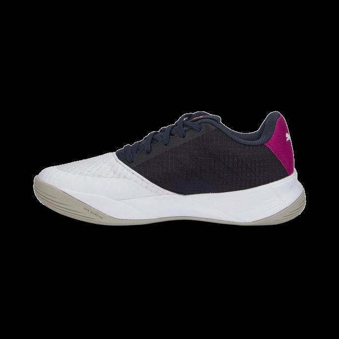 Accelerate Nct Pro Nettballsko For Kvinner Puma På Salg Hvit-parisisk Natt-fuchsia