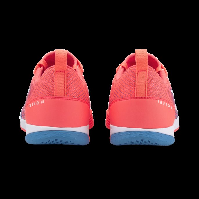 Sunset Glow-white-bleu Azur Puma På Salg Ibero Iii Futsal Sko
