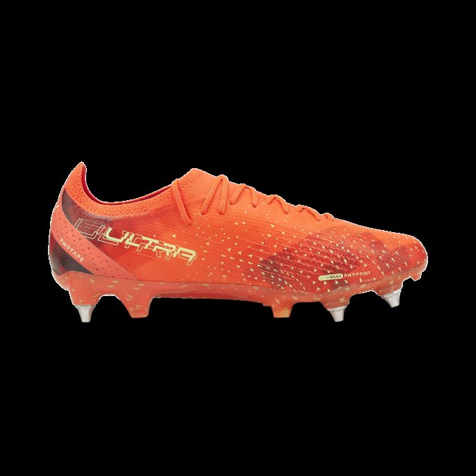 Puma På Tilbud Flammende Korallbrusende Lys-svarte Ultra Ultimate Mxsg Fotballsko
