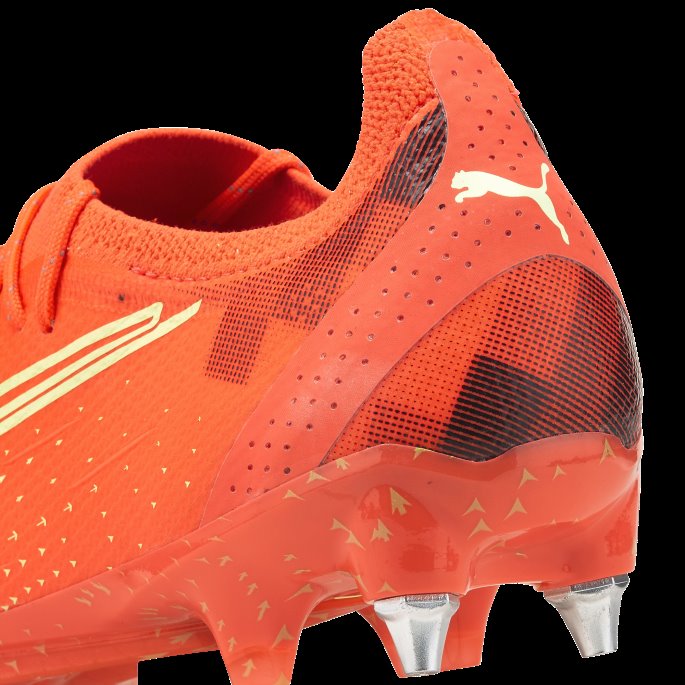 Puma På Tilbud Flammende Korallbrusende Lys-svarte Ultra Ultimate Mxsg Fotballsko