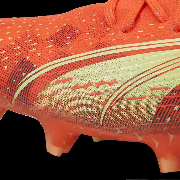 Puma På Tilbud Brennende Korallbrusende Lys-svart Ultra Ultimate Fg-ag Fotballsko Kvinner
